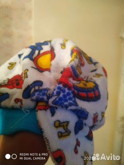 Шапочка-чепчик для новорожденных.Новые.Польша