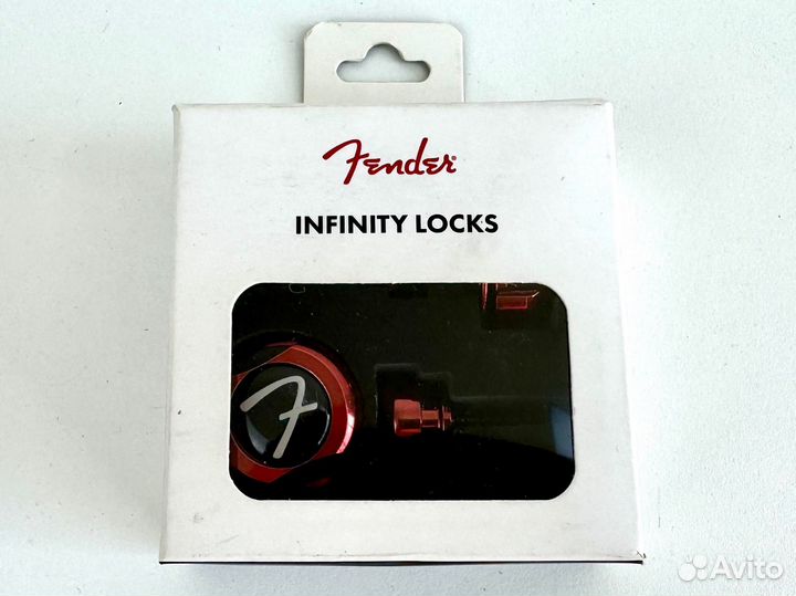 Стреплоки Fender Infinity Locks Red