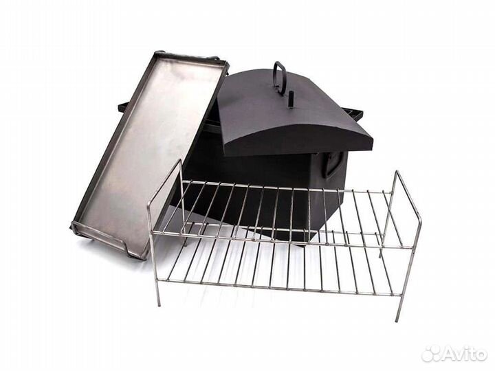 Коптильня двухъярусная кп 25 с гидрозатвором