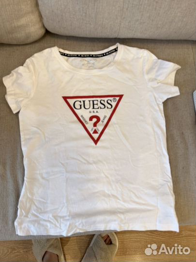 Футболка guess белый