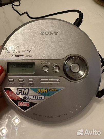 CD плеер sony walkman D-NF340