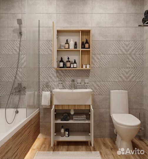 Мебель для ванной diwo Углич 60 в скандинав стиле