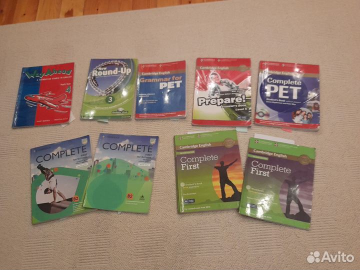 Англ яз Кембридж учебники и раб тетр б/у