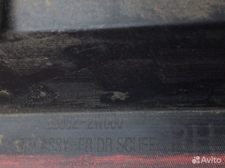 Накладка порога (внутренняя) передняя правая