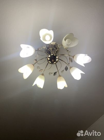 Люстра потолочная бу