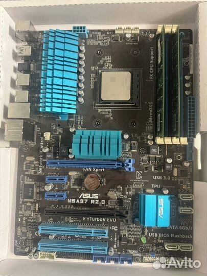 Сборка asus M5A97 R2.0 + FX 6300 + 8GB DDR3 + Nvid