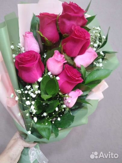 Живые цветы букеты розы