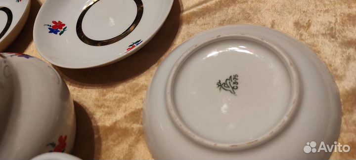 Чайный сервиз СССР Кузяево