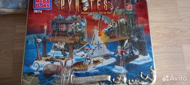Mega bloks pirates pyrates раритет пираты