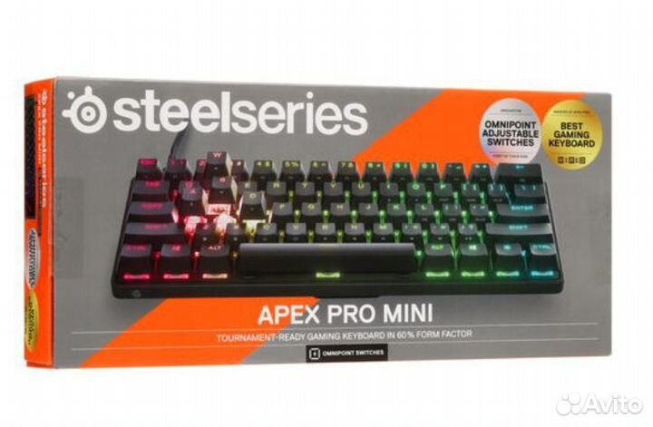 Клавиатура проводная SteelSeries Apex Pro mini