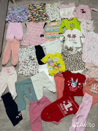 Вещи на девочку 6-18 мес