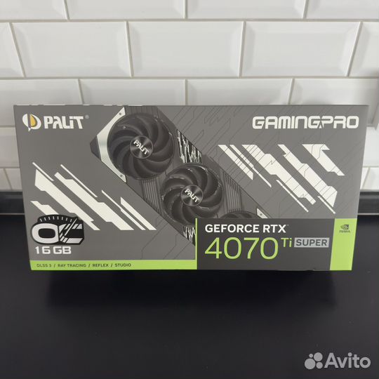 Новая Palit RTX 4070Ti Super Gamingpro OC 16 GB
