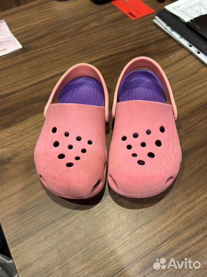 Сандалии crocs c9 для девочки