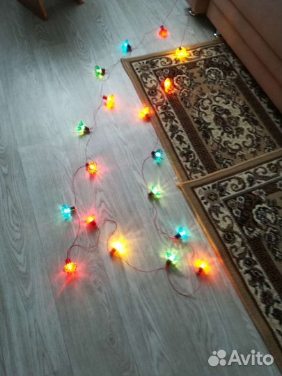 Елочная гирлянда СССР