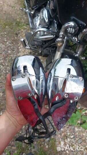 Линзованные фары ближнего света на дуги мотоцикла