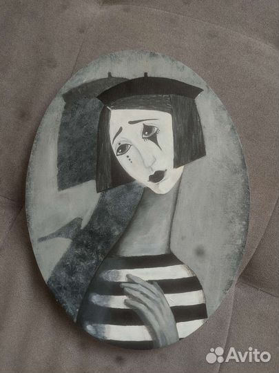 Картина акрилом на холсте 