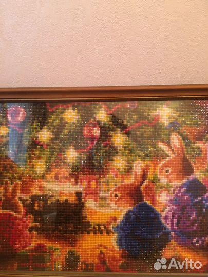 Алмазная мозаика новогодняя