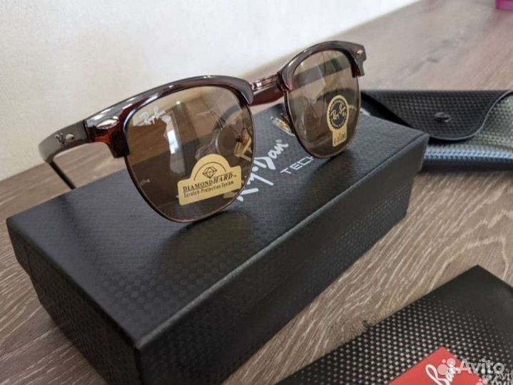 Очки ray ban Clubmaster rb3016