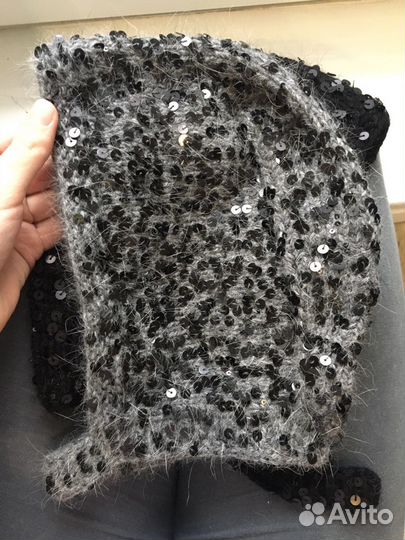 Чепчик с пайетками