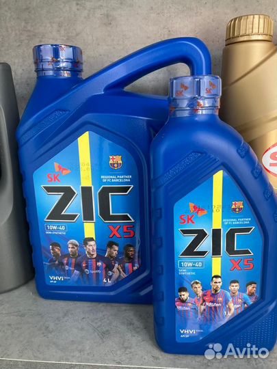 ZIC X5 10W-40 SP Масло моторное полусинт. 4л