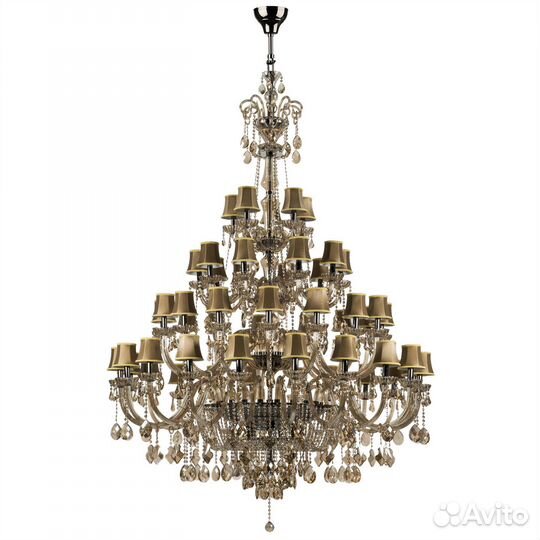 Люстра подвесная металл и текстиль прованс