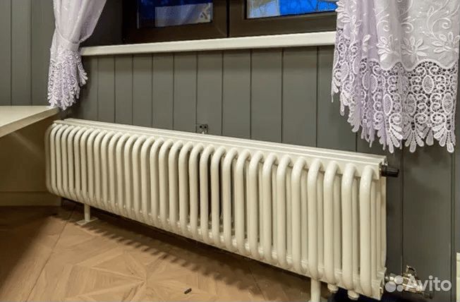 Стальной трубчатый радиатор отопления кзто рс 5, п
