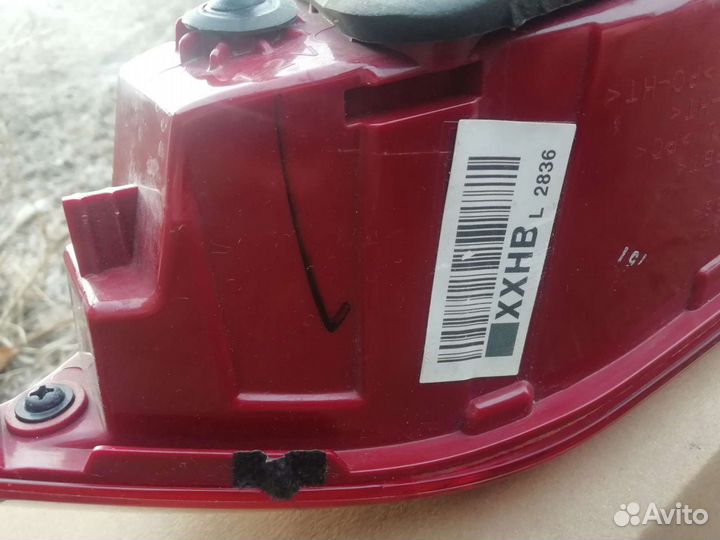 Задние фонари Hyundai solaris