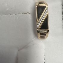 Мужской золотой перстень