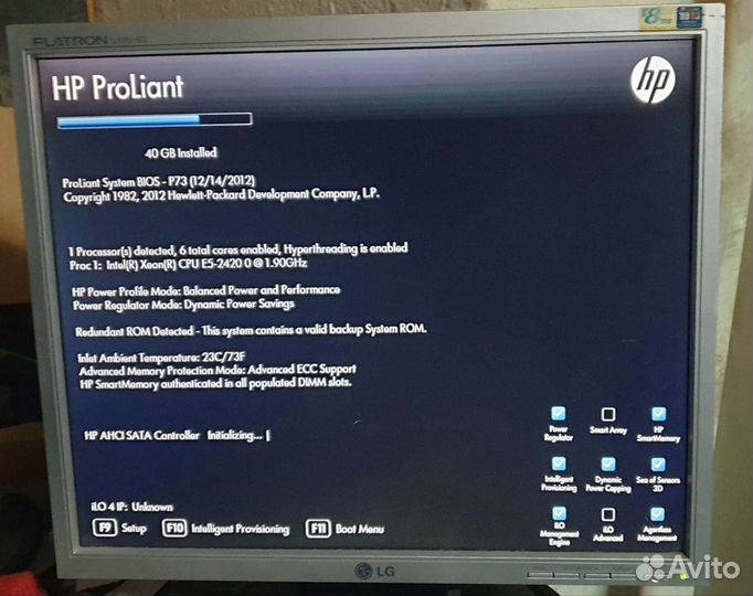 Сервер Hp ProLiant DL360 Gen8