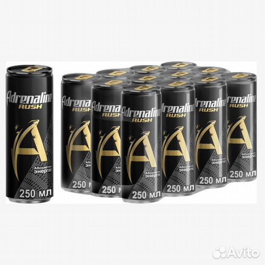 Энергетический напиток Adrenaline Rush 0,25л