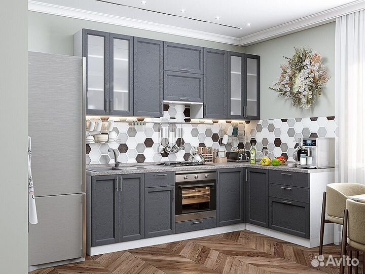 Кухня угловая Стокгольм-436