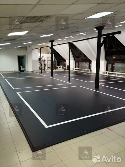 Борцовский ковер 4х4 двухцветный