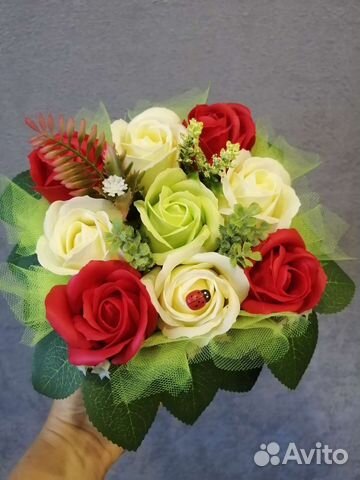 Букет цветов из мыла