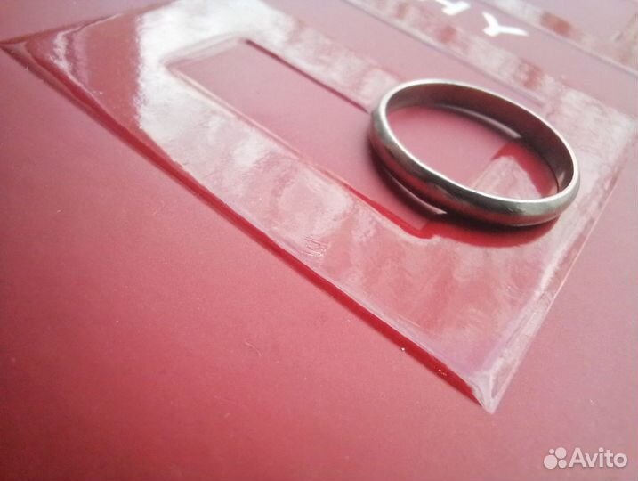 Кольцо серебро
