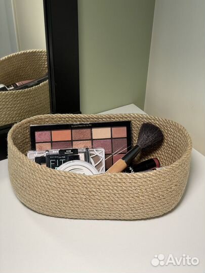 Корзина для хранения из джута