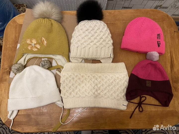 Шапки для девочки 50-54