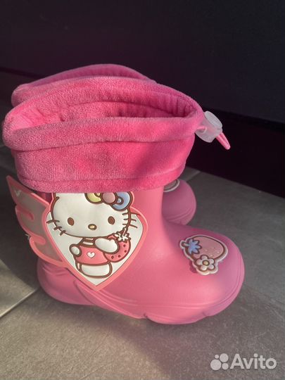 Сапожки резиновые для девочки