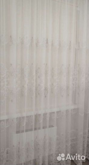 Тюль на шторной ленте