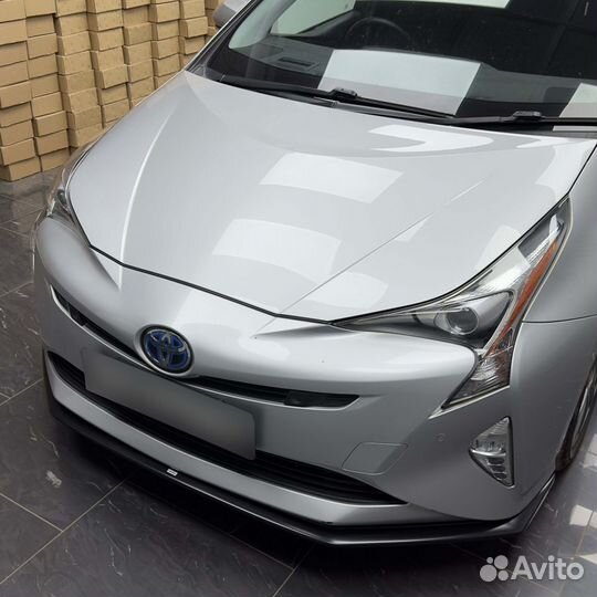 Передний сплиттер, губа Toyota Prius ZVW50 15-18