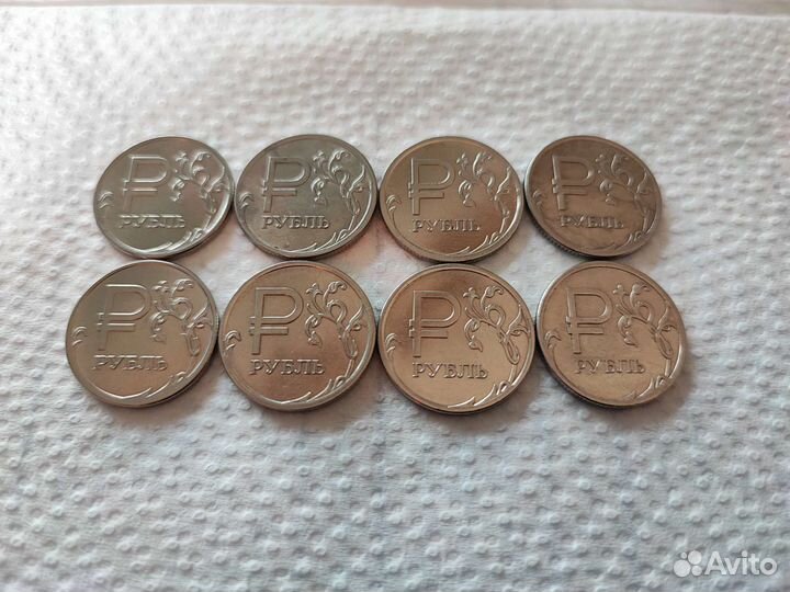 Монеты 1 рубль 2014года.С буквой Р