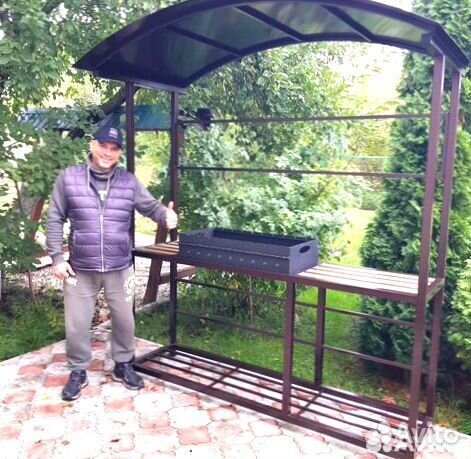 Мангал С печкой под казан