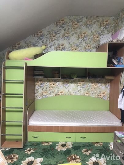 Двухярусная кровать Фанки кидз 12