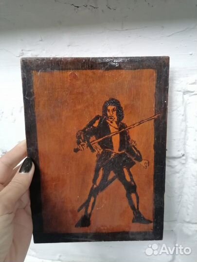 Картина на дереве СССР