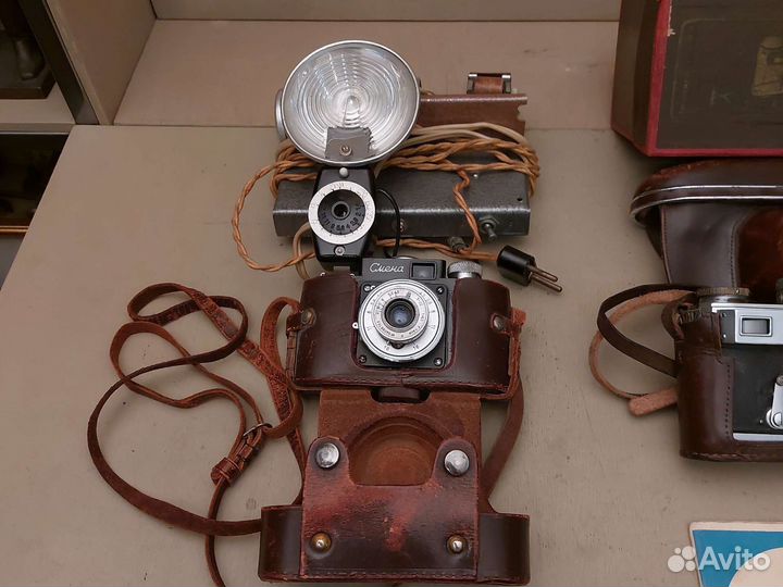 Пленочный фотоаппарат СССР Киев 3 Смена Искра