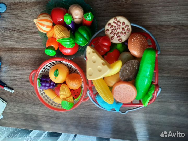 Овощи и фрукты игрушки