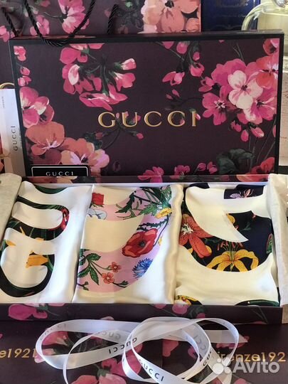 Шёлковый платок gucci (набор 3 шт)