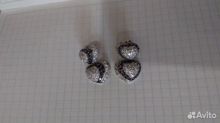 Серьги серебро