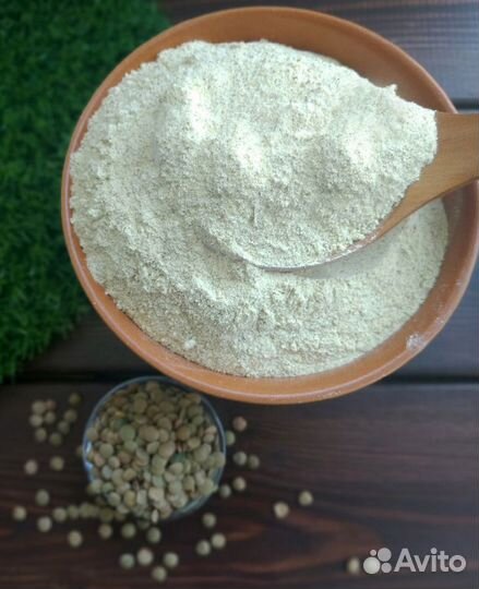 Мука чечевицы зеленой 500 гр свежего помола