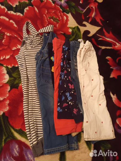 Огромный пакет вещей на девочку