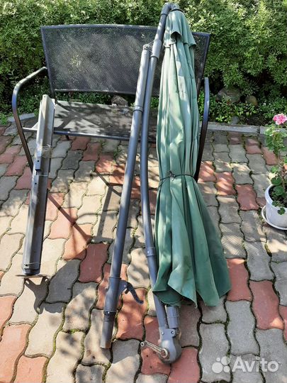 Зонт садовый для дачи бу